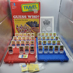 Guess Who Travel Game 1989 Vintage Folding Mystery Challenge Two Player Kids