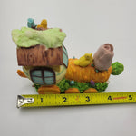 Easter Carrot Train Snow Globe Bunny Rabbit Spring vegetable Ribbon Wheel Duck