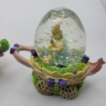 Easter Carrot Train Snow Globe Bunny Rabbit Spring vegetable Ribbon Wheel Duck