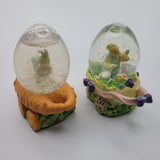 Easter Carrot Train Snow Globe Bunny Rabbit Spring vegetable Ribbon Wheel Duck