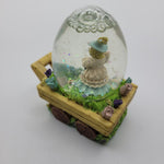 Easter Carrot Train Snow Globe Bunny Rabbit Spring vegetable Ribbon Wheel Duck