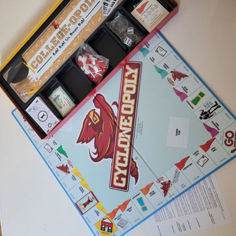 Cycloneopoly Iowa State University Board Game Collegiate Alumni Campus Athletes