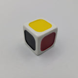 Colorful Die Replacement Game Piece Dicecapades Square Cube 6 Sides Yellow Red