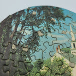 Tuco Round Puzzle Miniature Church 6 Inch Small USA Tiny Little Jigsaw Thick Boy