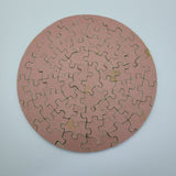 Tuco Round Puzzle Miniature Church 6 Inch Small USA Tiny Little Jigsaw Thick Boy