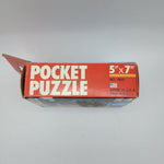 Pocket Puzzle Cop Police Radio Blue State 54 Pieces 5 x 7 Small Tiny Vintage USA