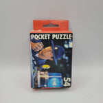 Pocket Puzzle Cop Police Radio Blue State 54 Pieces 5 x 7 Small Tiny Vintage USA