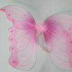 Curtain Call Costumes CSM Childs Small Leotard Dance Tulle Butterfly Wings Pink