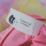 Curtain Call Costumes CSM Childs Small Leotard Dance Tulle Butterfly Wings Pink