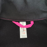 exertek Jacket Full Zip Athletic Hot Pink Black Womens Plus 1X New