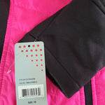 exertek Jacket Full Zip Athletic Hot Pink Black Womens Plus 1X New