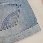 Hollister Denim Jean Short Light Blue Wash Womems Junior Size 3