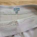 JM Collection Petite Skirt Light Khaki Stretch Womens PXL Beige Pencil Spandex