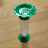 Ad lib Crossword Timer Cup Replacement Piece Vintage Plastic Green Lowe Hourglass