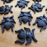 Black Tessera Perpetual Puzzle Beetle Scarab Plastic Bugs 2 Inch Replacement Pieces