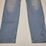 Hollister Distressed Worn Light Waah Jeans Ripped Skinny Denim Womens 34 x 32