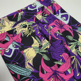 Lularoe Disney Leggings One Size Maleficent Witch Flowers Soft