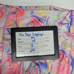 Pro Player Tie Dye Leggings Athletic Womens M Pink Pockets Pastel Stretch