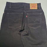 Levi's Regular Fit Tapered Leg Short 11 Juniors Black Denim Jeans