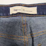 Gap 1969 Best Girlfriend Jeans Womens 30T Dark Wash Straight Leg