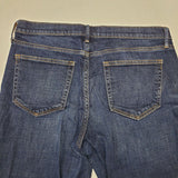 Gap 1969 Best Girlfriend Jeans Womens 30T Dark Wash Straight Leg