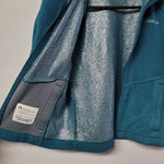 Columbia Fleece Zup Up Teal Blue Green Collar Girls Size Small Childrens School