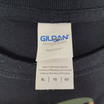 Gildan Nice Elf Tee Shirt Christmas Holiday Womens XL Black Naughty Party Funny