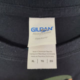 Gildan Nice Elf Tee Shirt Christmas Holiday Womens XL Black Naughty Party Funny