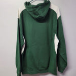 Trojan Hoodie Adult Large School Team Mascot Green WhiteFootball Basketball Fall