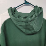 Trojan Hoodie Adult Large School Team Mascot Green WhiteFootball Basketball Fall