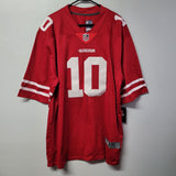 Garoppolo 49ers Jersey Red NFL Mens XXL 10 Football Fan Team Game Day Superbowl