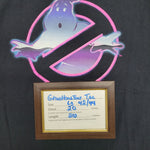 Ghostbusters Tee Shirt Mens Large 42 44 Pink Aint Afraid Black Movie Halloween