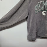 MSU Spartan Michigan State University Hoodie Mens Large 42 44 Green Gray Big Ten