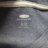 Old Navy Captain America Shield Tee Shirt Boys XL 14 16 Blue Gray School Hero