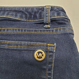 Michael Kors Jeans Dark Denim Izzy Skinny Womens Size 8 Small Modern Classic