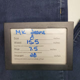Michael Kors Jeans Dark Denim Izzy Skinny Womens Size 8 Small Modern Classic
