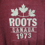 Roots Canada Hoodie Red Womens Medium Authentic Northern Fall Warm Quality