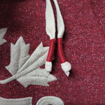 Roots Canada Hoodie Red Womens Medium Authentic Northern Fall Warm Quality