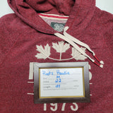 Roots Canada Hoodie Red Womens Medium Authentic Northern Fall Warm Quality