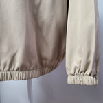Alfred Dunner Petite Jacket Embroidered Shoulder Pads Womens 16 Tan Vintage