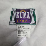 Kuma Sport Nylon Sweatsuit Jacket Pants Vintage Black White Zipper Vintage 1X XL