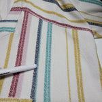 Roxy Hoodie Stripes Beach Vibes Summer Cali Cotton Blend Coastal Womens Small