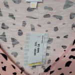 Lularoe Heidi Dress Knee Length Plus Size Womens 3X Pink Pockets Short Sleeve