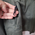 Lole Athletic Jacket Full Zip Womens XL Green Zipper Pocket Long Sleeve Active