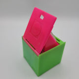 1972 Mattel Alphabet Pop Up Block Toy Plastic Vintage Letter B Boy Learn School
