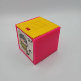 1972 Mattel Alphabet Pop Up Block Toy Plastic Vintage Letter C Cat Learn School
