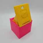 1972 Mattel Alphabet Pop Up Block Toy Plastic Vintage Letter C Cat Learn School