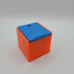 1972 Mattel Alphabet Pop Up Block Toy Plastic Vintage Letter Dog Learn School