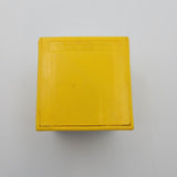 1972 Mattel Alphabet Pop Up Block Toy Plastic Vintage Letter Jelly Learn Jam J