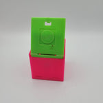 1972 Mattel Alphabet Pop Up Block Toy Plastic Vintage Letter Learn School Sun